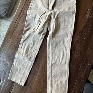 Slim Fit Pants in Light Beige